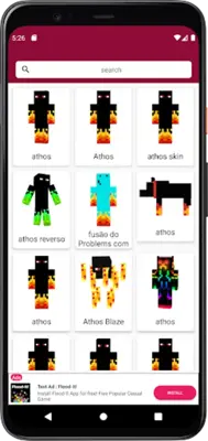 Skin do Athos Para Minecraft android App screenshot 3